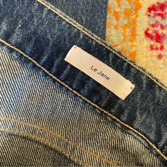 FRAME Le Jane Angled Seams in Kessler Straight Leg Jeans Size 26 - Picture 12 of 12